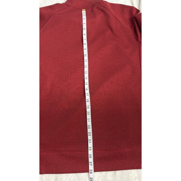 Mens Alaskan Hardgear Red 1/4 Zip Pullover Sweatshirt Standard Fit Size XL - Picture 9 of 10